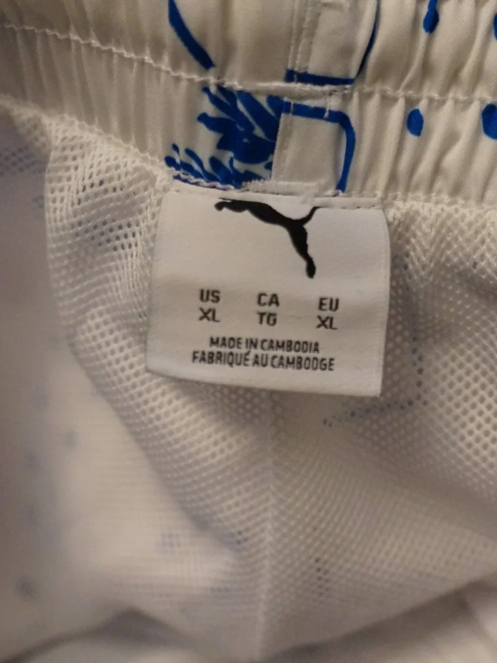 Puma Resort Men Printed White Shorts #062